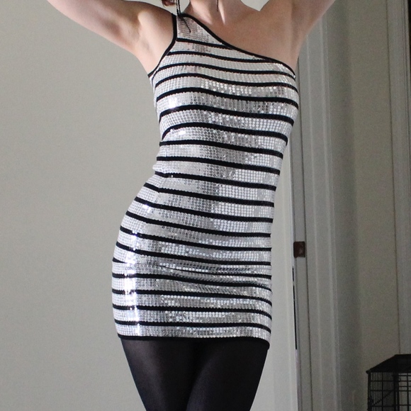 BEBE sequin mini dress - Picture 5 of 10